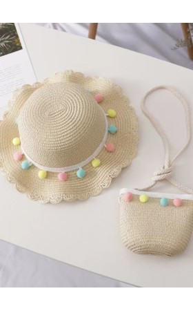 Flower Girl Straw Handbag/Hats